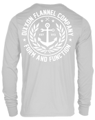 Salty Crest UV Long Sleeve T-Shirt - Gray - Dixxon Flannel Co.