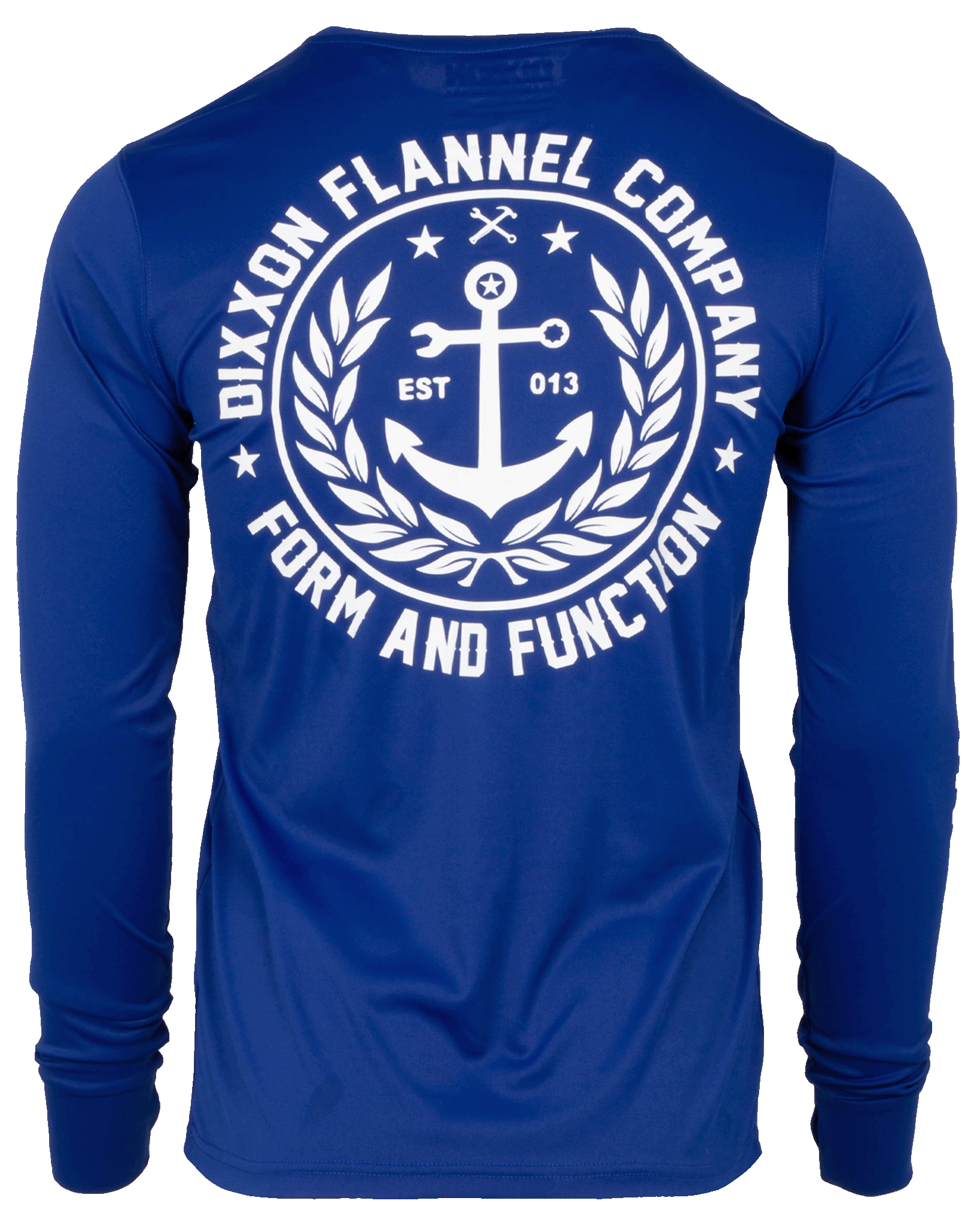 Salty Crest UV Long Sleeve T-Shirt - Navy - Dixxon Flannel Co.