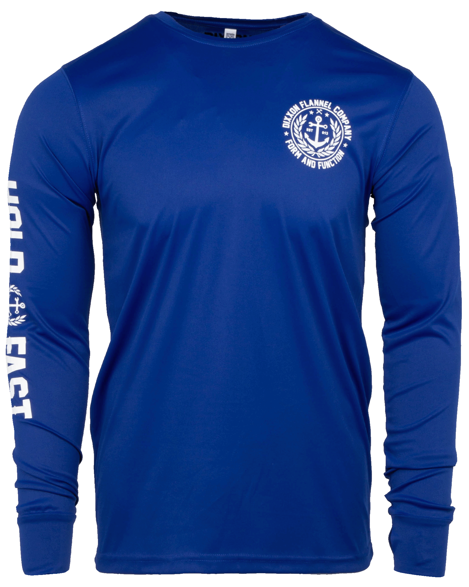 Salty Crest UV Long Sleeve T-Shirt - Navy - Dixxon Flannel Co.