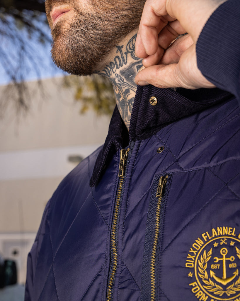 Salty Diamond Stitch Quilted Jacket - Dixxon Flannel Co.