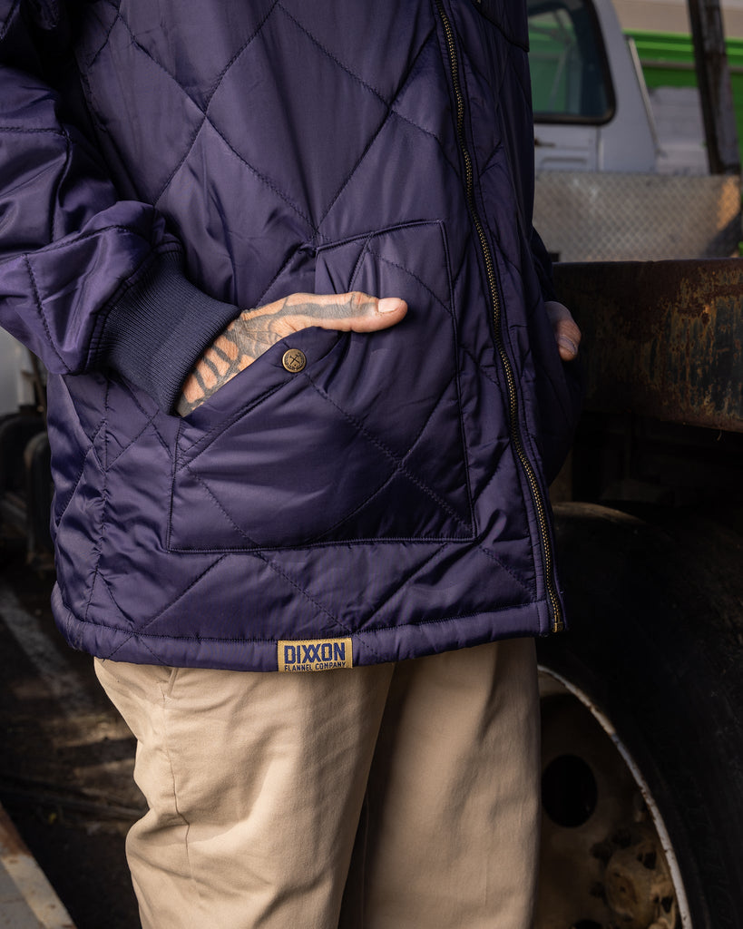 Salty Diamond Stitch Quilted Jacket - Dixxon Flannel Co.