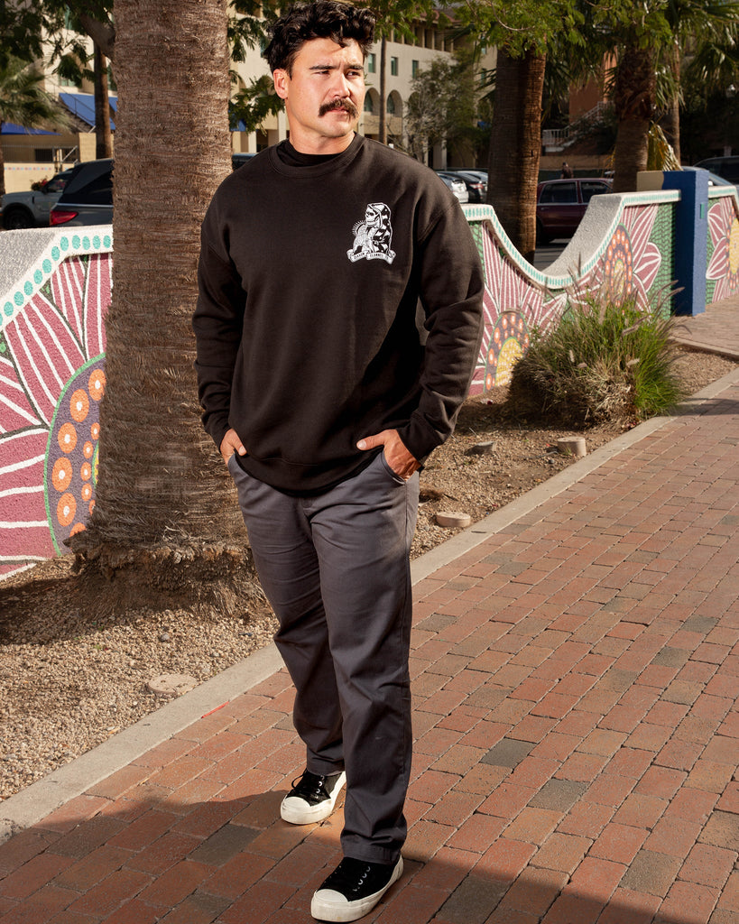 Santa Muerte Crewneck Sweatshirt - Dixxon Flannel Co.