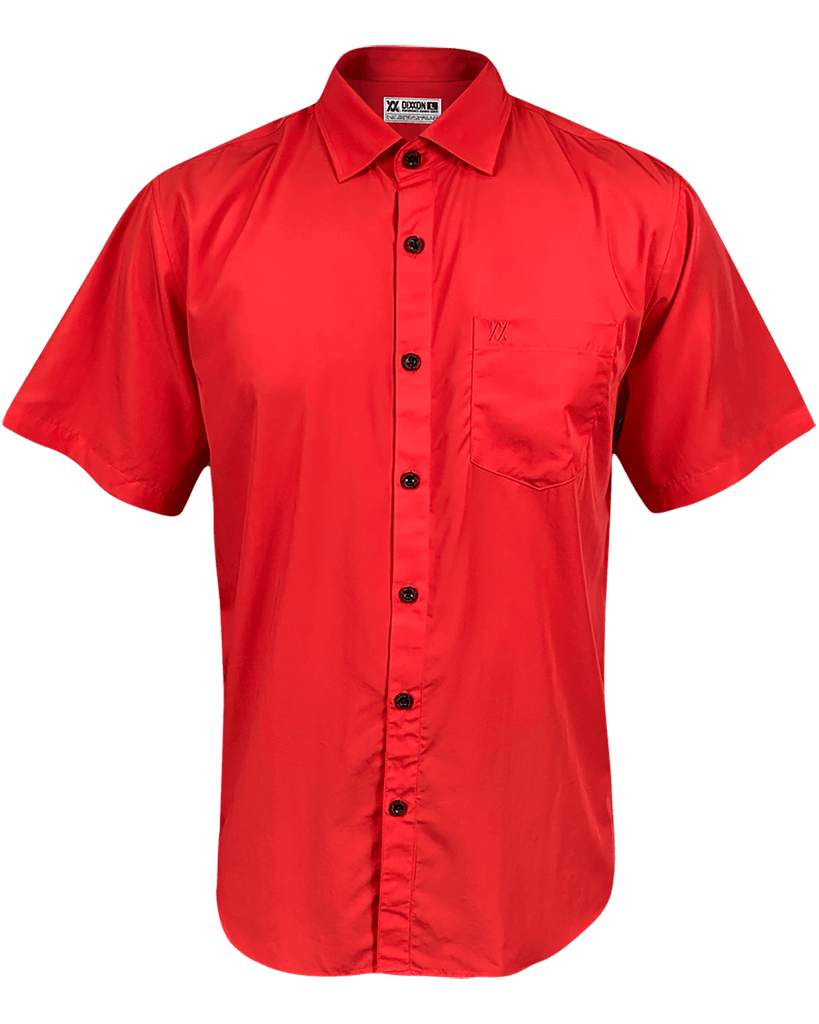 Solid Bamboo Short Sleeve 2.0 - Red - Dixxon Flannel Co.
