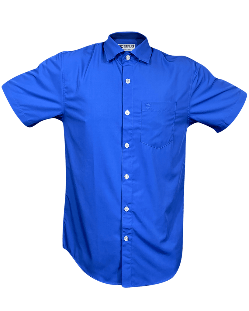 Solid Bamboo Short Sleeve 2.0 - True Blue - Dixxon Flannel Co.