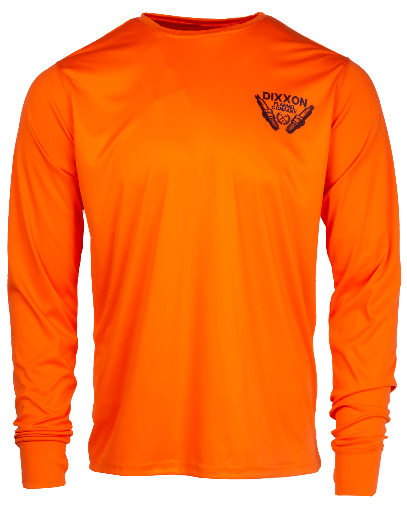 Sparky UV Long Sleeve T-Shirt - Orange | Dixxon Flannel Co. S