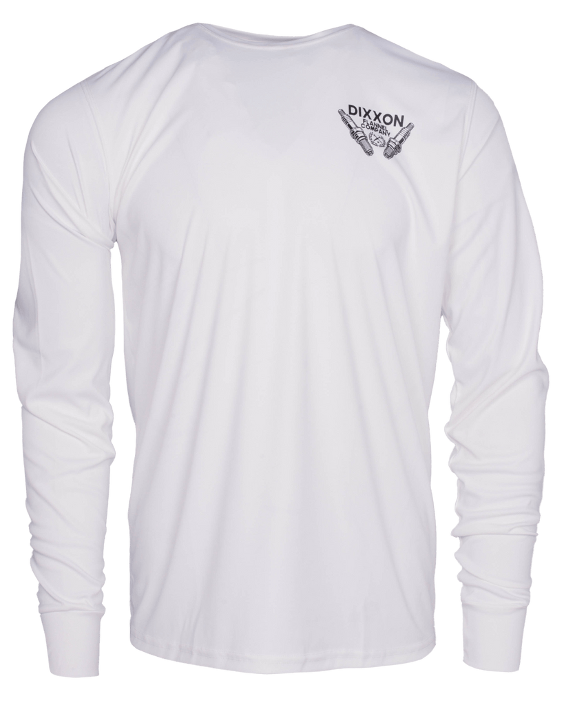 Sparky UV Long Sleeve T-Shirt - White - Dixxon Flannel Co.