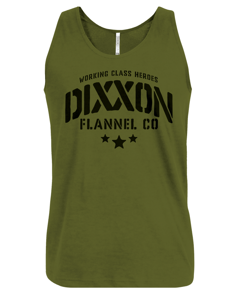 Stencil Tank - O.D. Green - Dixxon Flannel Co.