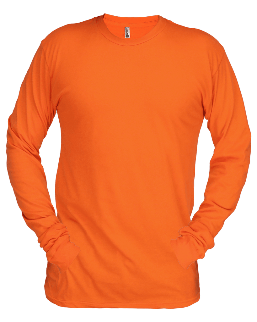 The Perfect Hi Vis Long Sleeve Tee - Orange - Dixxon Flannel Co.