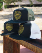 Thundershock Flat Bill Trucker Snapback - O.D. Green & Black - Dixxon Flannel Co.