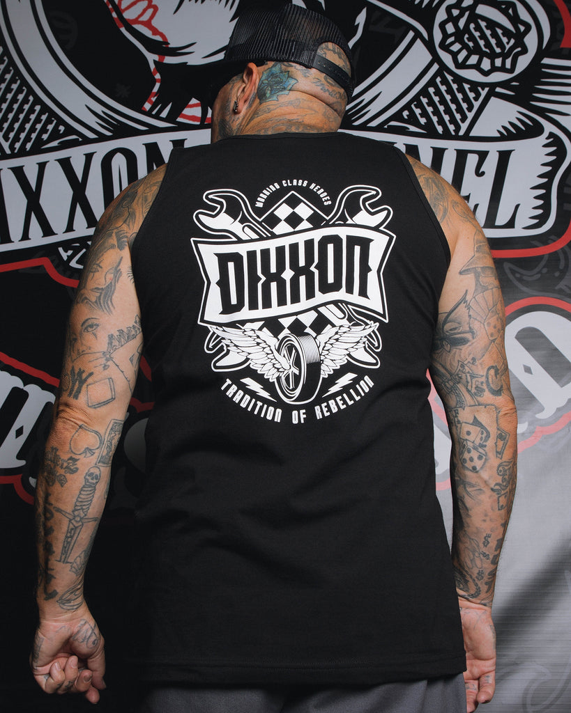 Tradition of Rebellion Tank - Black - Dixxon Flannel Co.