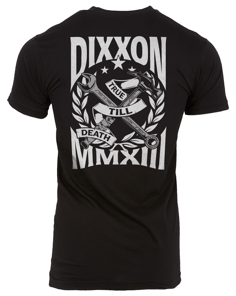 True till Death T-Shirt - Black & White - Dixxon Flannel Co.