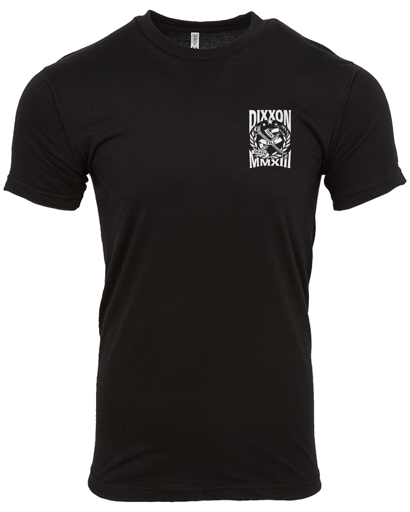 True till Death T-Shirt - Black & White - Dixxon Flannel Co.