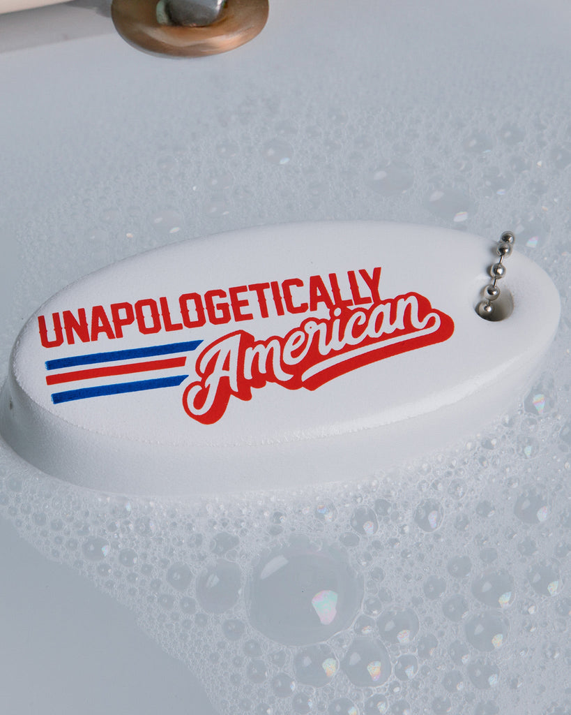 Unapologetically American Floating Keychain - Dixxon Flannel Co.