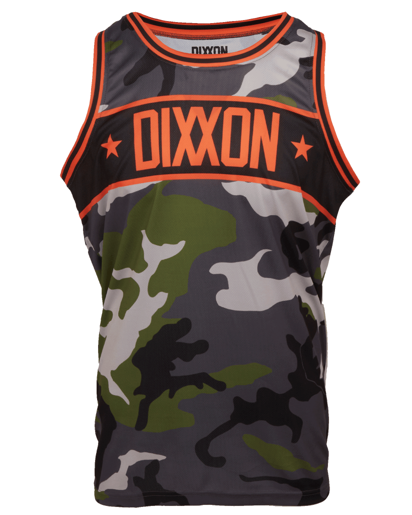 Unapologetically American Jersey - Camo & Orange - Dixxon Flannel Co.