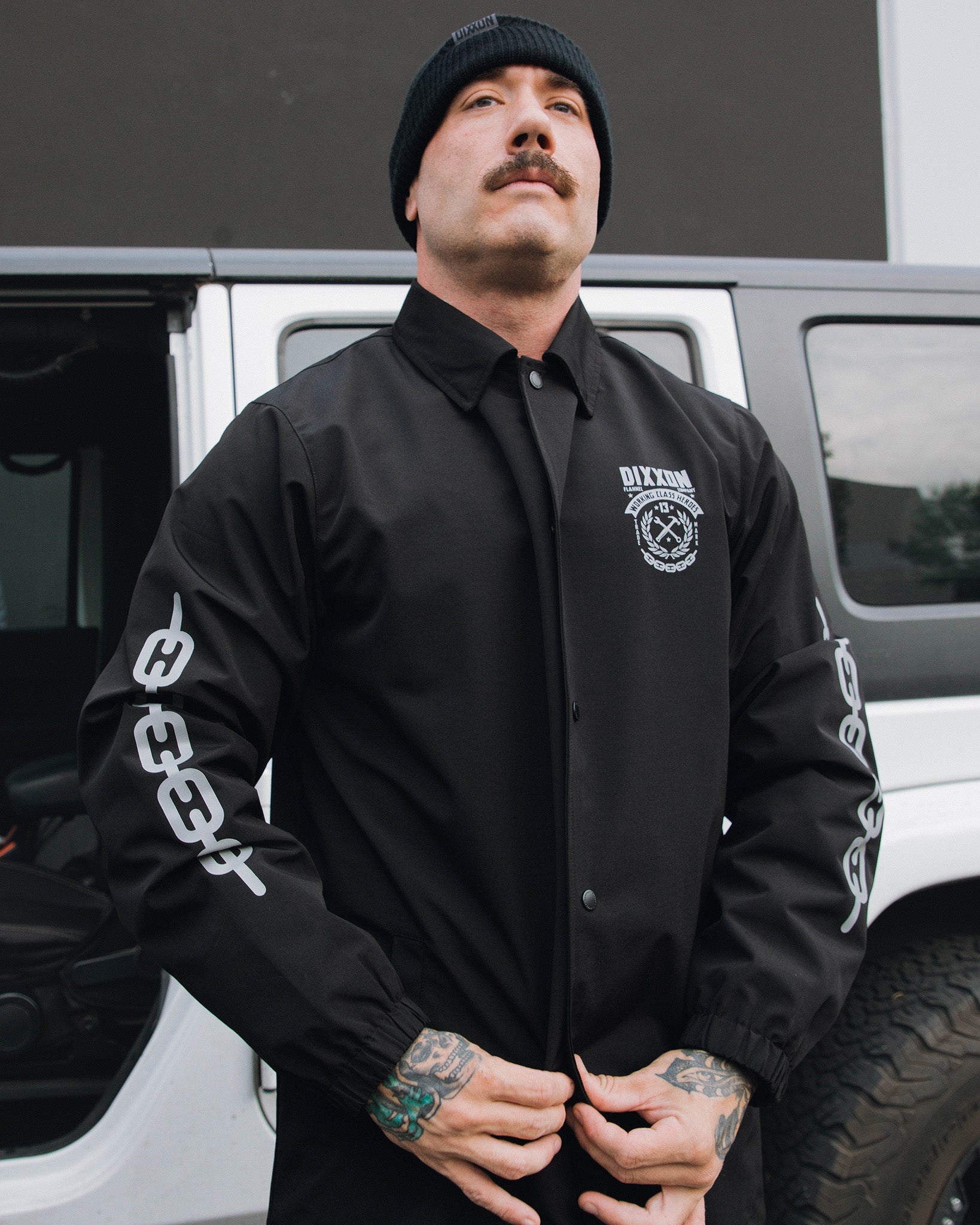 Weld Coaches Jacket - Black - Dixxon Flannel Co.