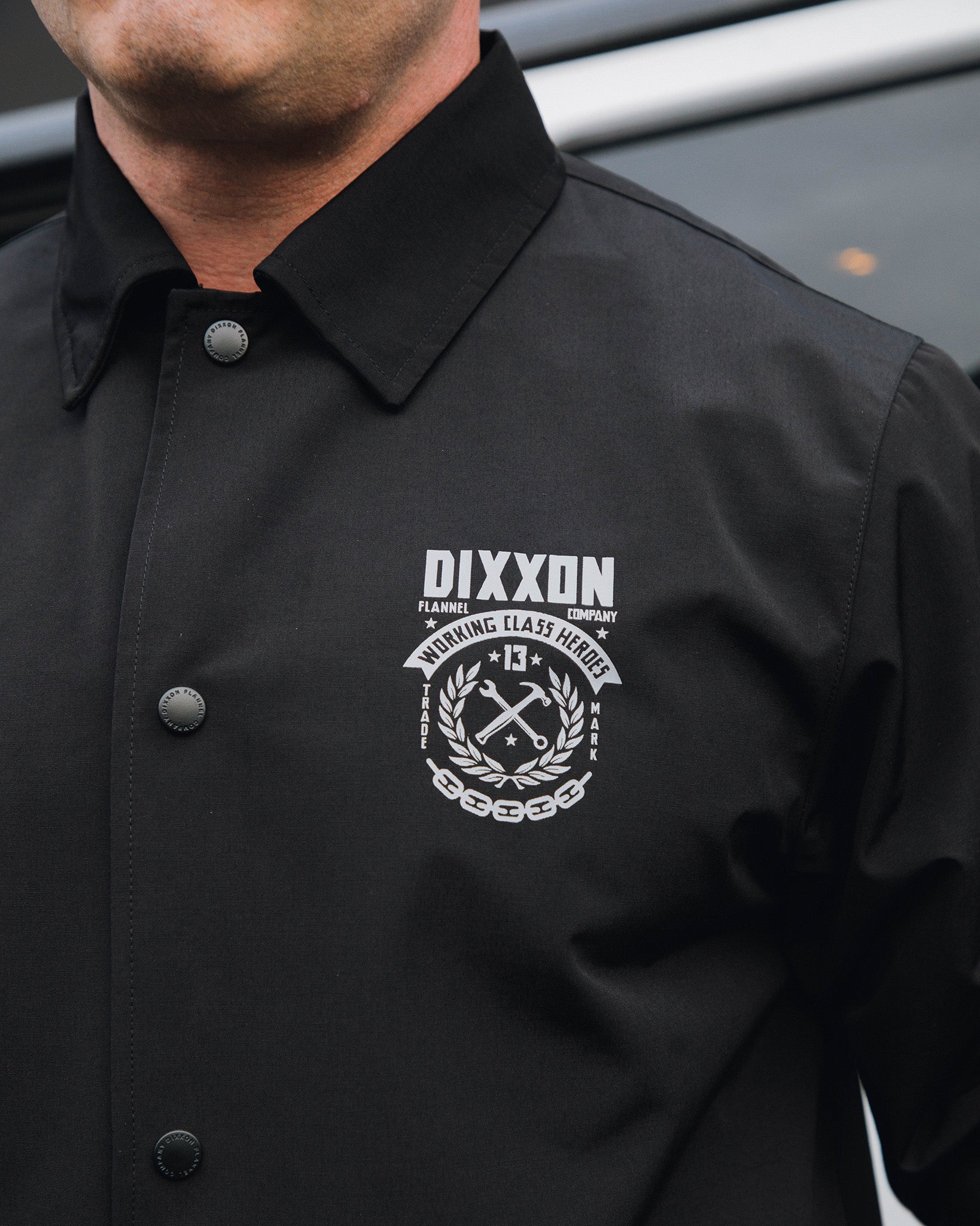 Weld Coaches Jacket - Black - Dixxon Flannel Co.