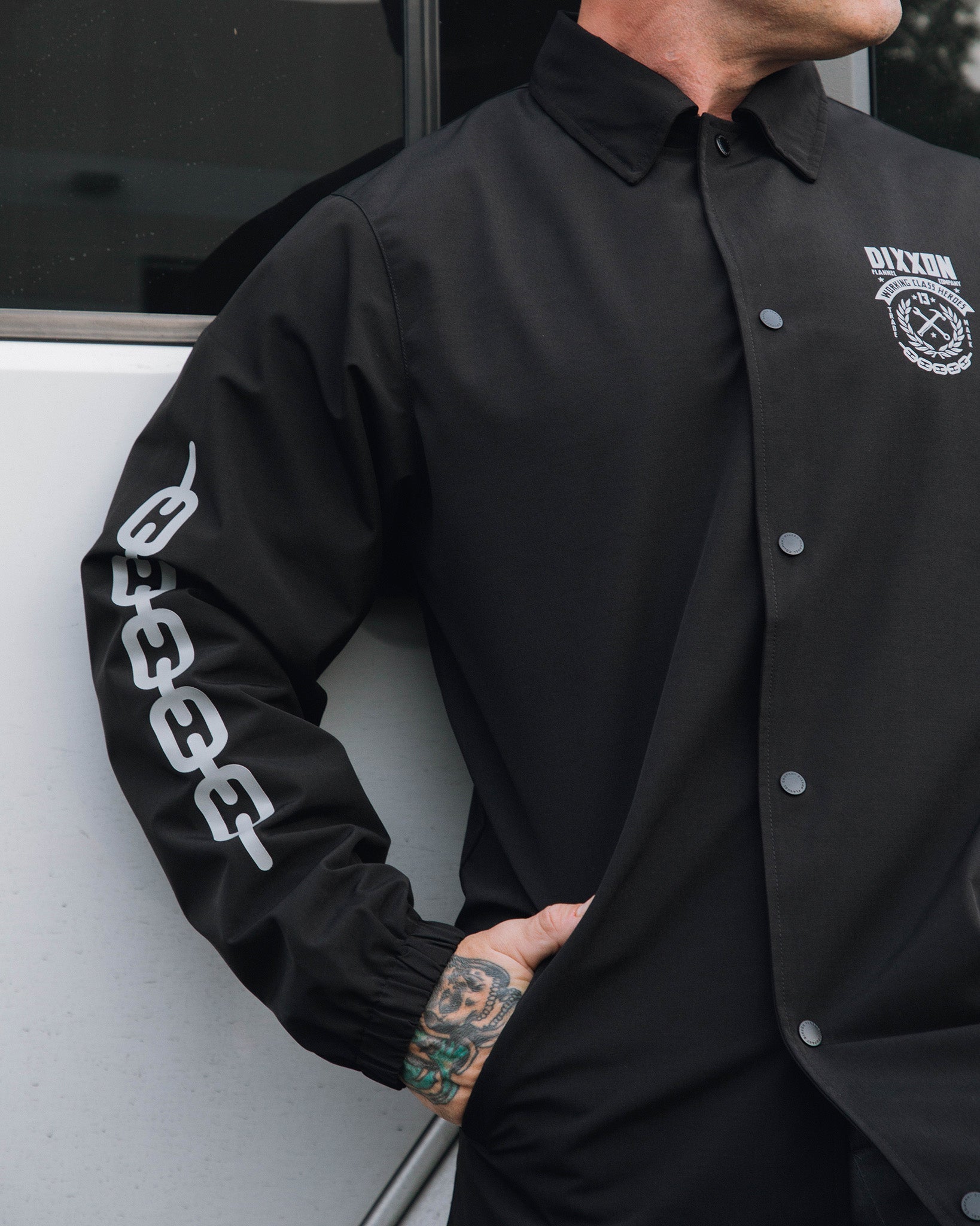 Weld Coaches Jacket - Black - Dixxon Flannel Co.