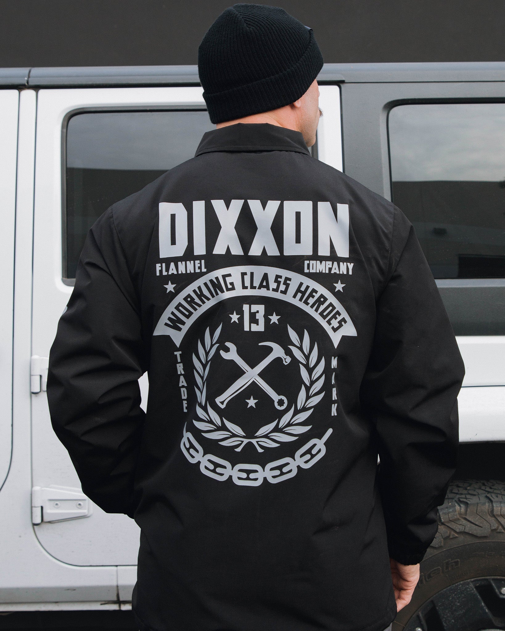 Weld Coaches Jacket - Black - Dixxon Flannel Co.
