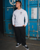 Weld Long Sleeve T-Shirt - White & Black - Dixxon Flannel Co.