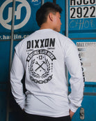 Weld Long Sleeve T-Shirt - White & Black - Dixxon Flannel Co.