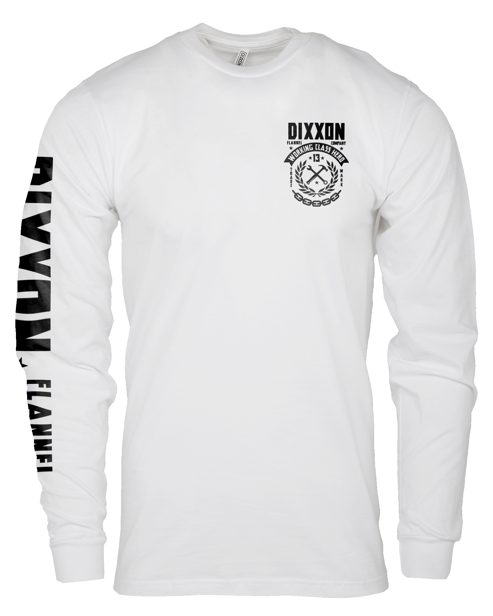 Weld Long Sleeve T-Shirt - White & Black - Dixxon Flannel Co.
