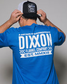 White Decade of Disobedience T-Shirt - Blue - Dixxon Flannel Co.