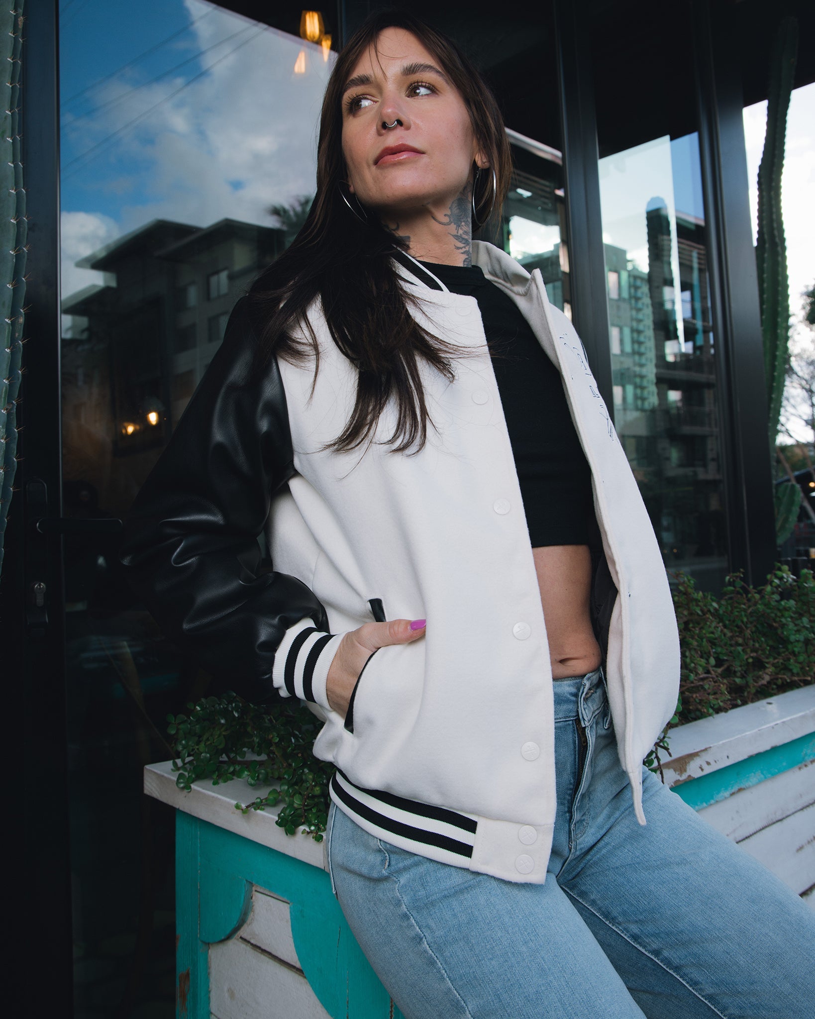 Women's Absolute Defiance Wool Varsity Jacket - Dixxon Flannel Co.