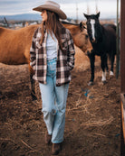Women's Amarillo Sherpa Lined Flannel Jacket - Dixxon Flannel Co.