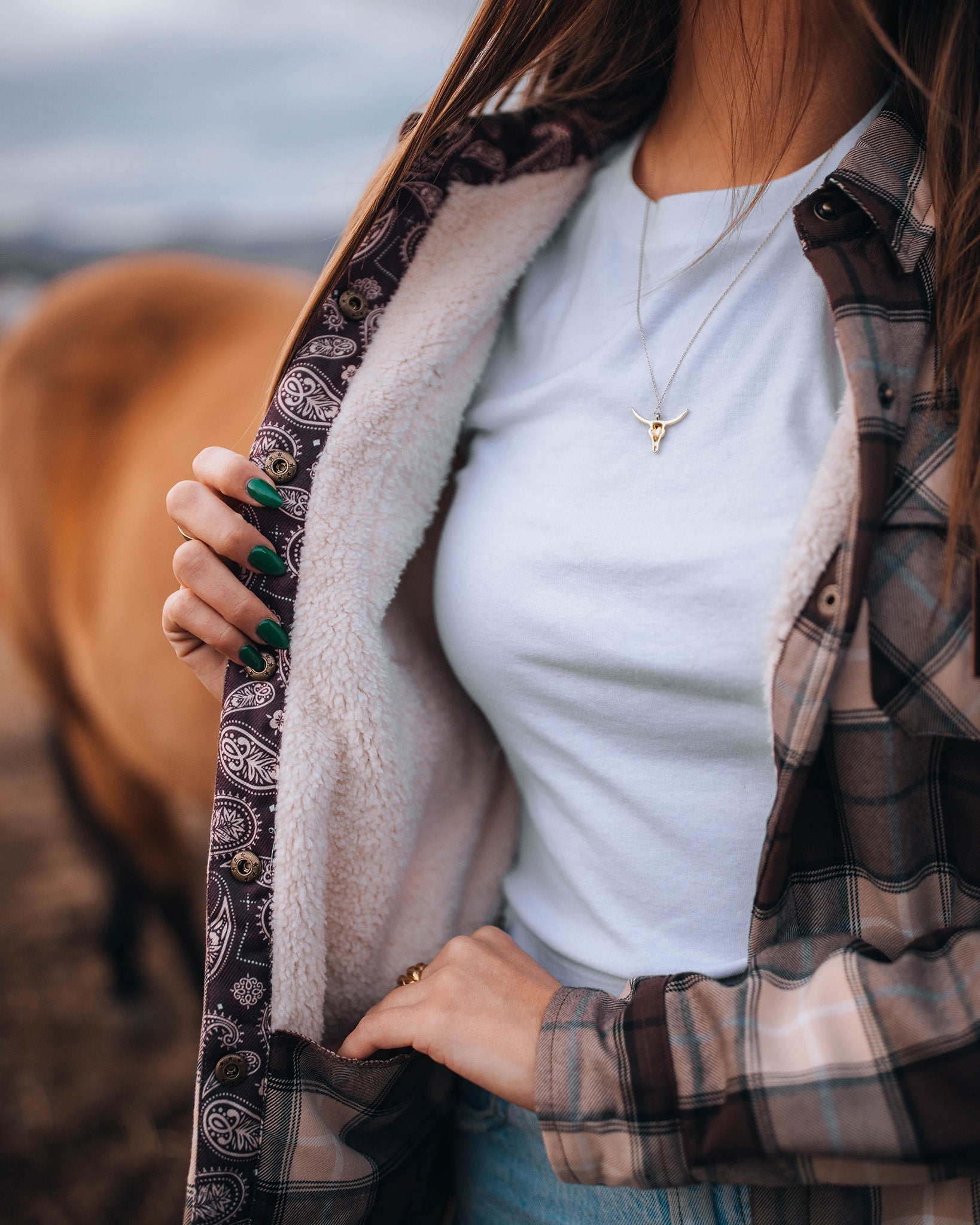 Women's Amarillo Sherpa Lined Flannel Jacket - Dixxon Flannel Co.
