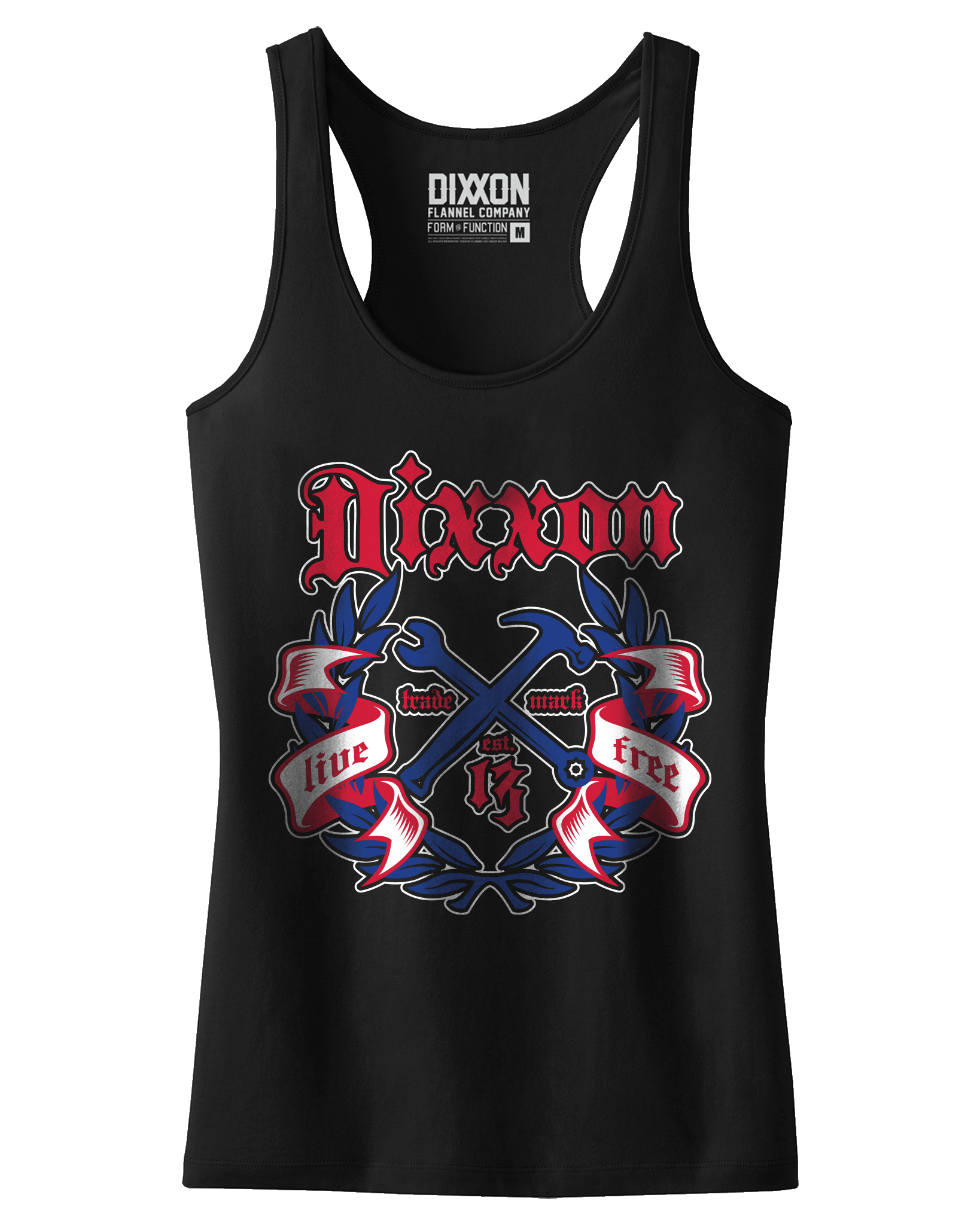 Women's Award Crest Tank - Red, White, & Blue