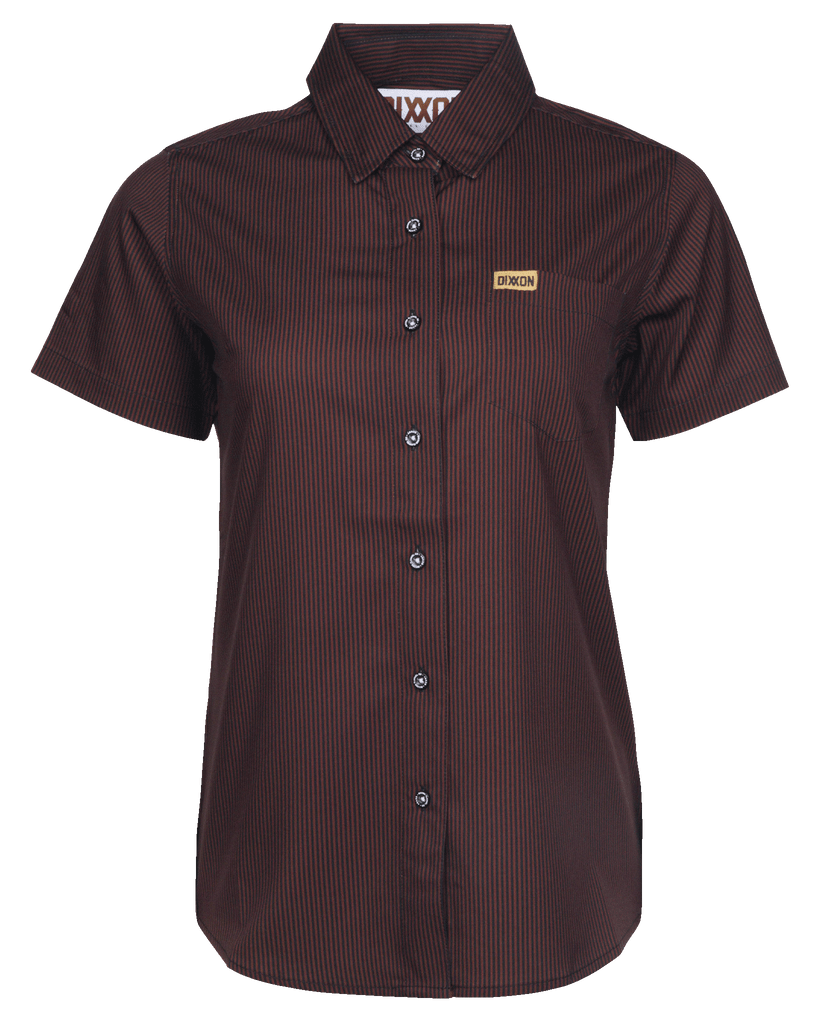 Women's Benny Short Sleeve - Brown - Dixxon Flannel Co.