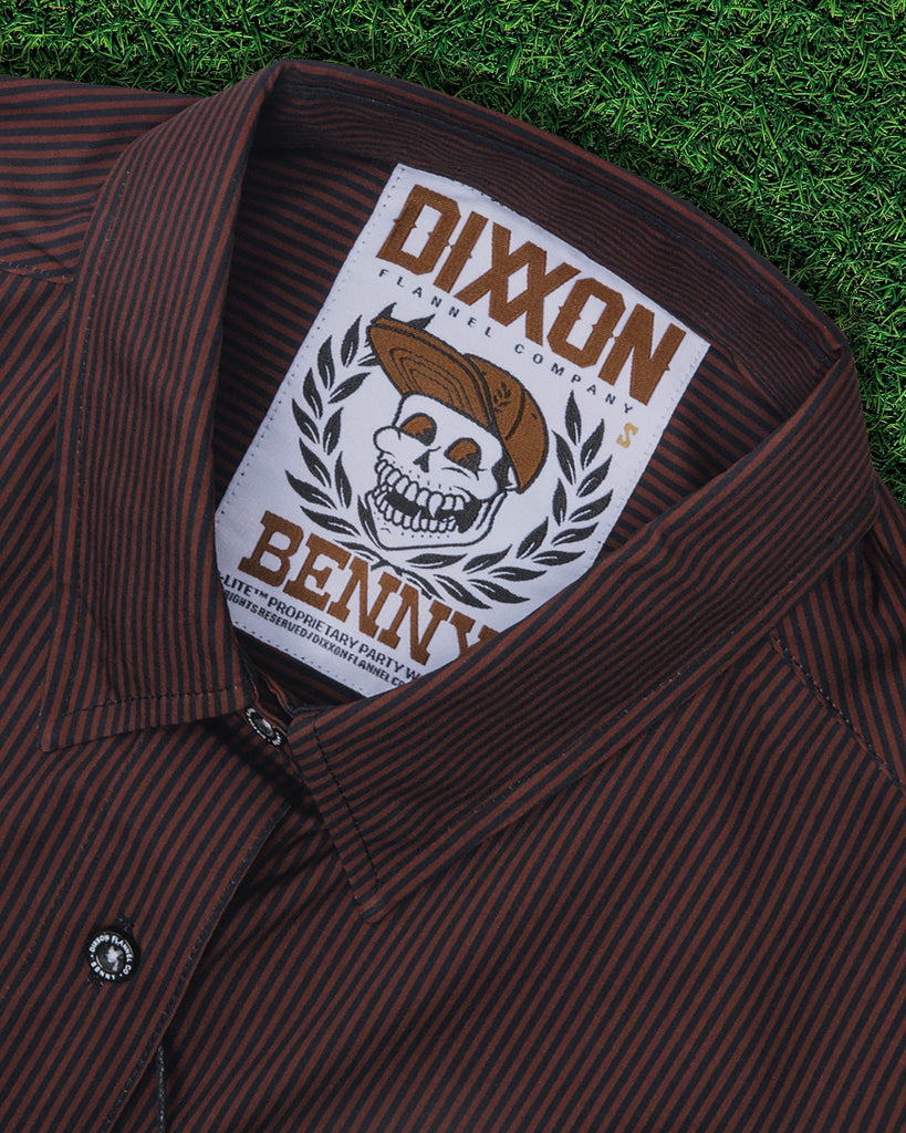 Women's Benny Short Sleeve - Brown - Dixxon Flannel Co.