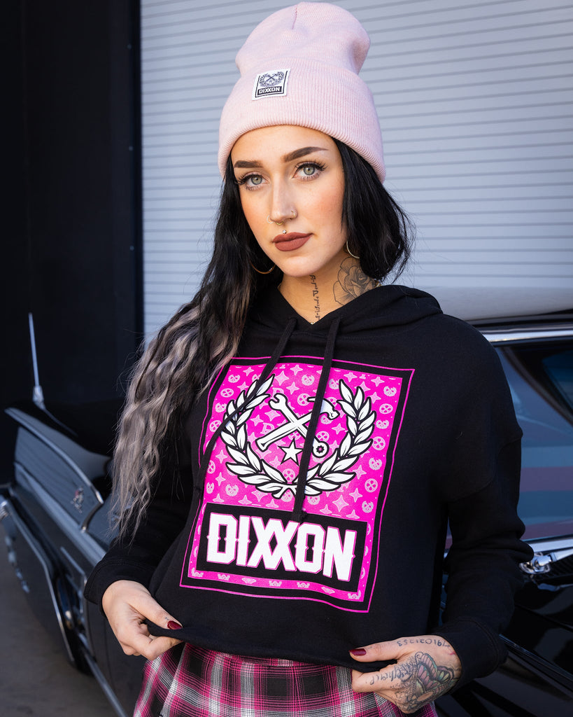 Women's Bougie Crop Pullover Hoodie - Dixxon Flannel Co.