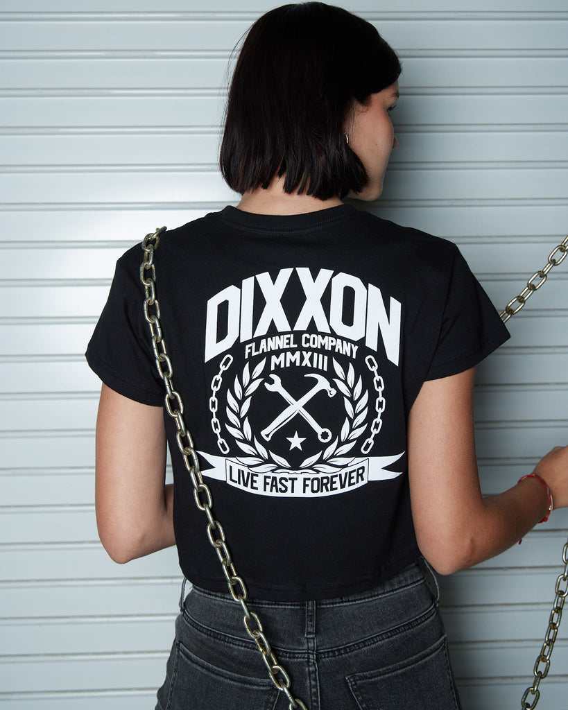 Women's Chains Crop Top - Dixxon Flannel Co.