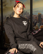 Women's Cherub Crewneck Sweatshirt - Black - Dixxon Flannel Co.