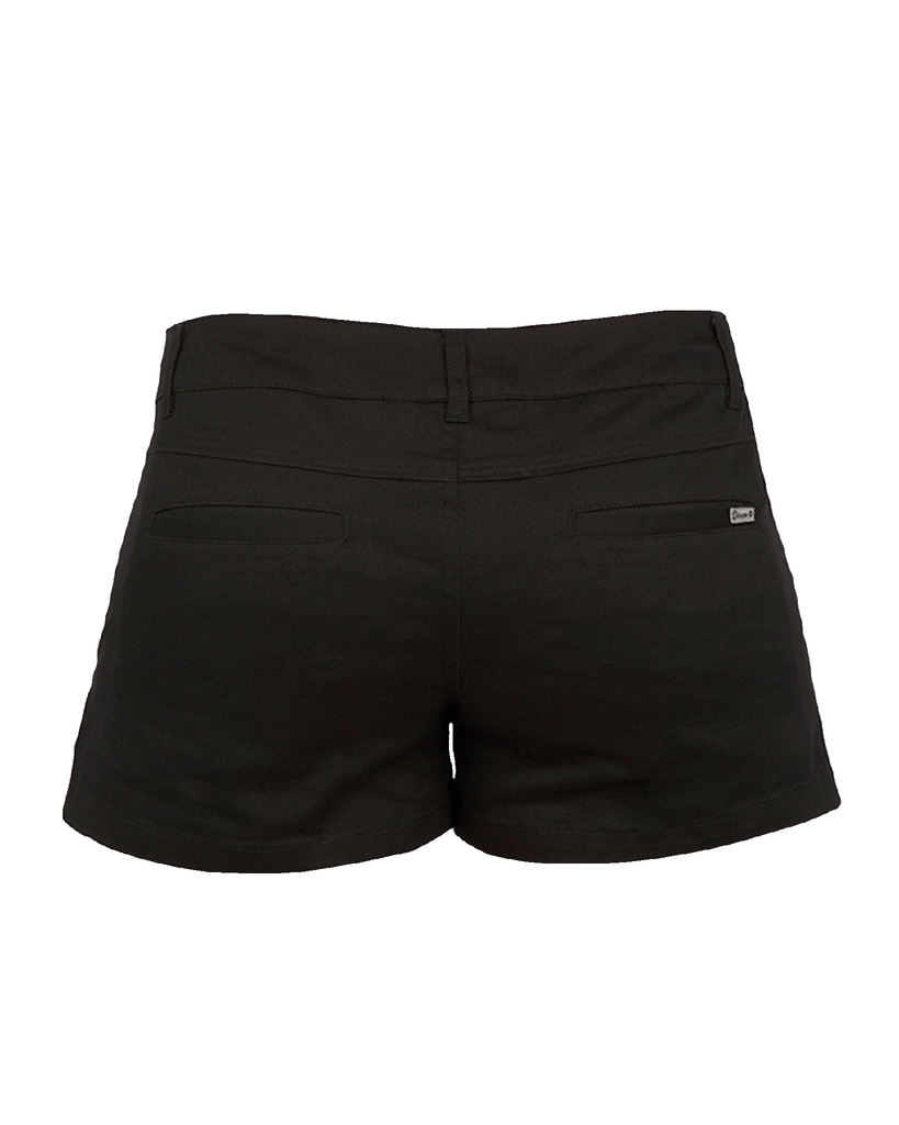 Women's Chino Shorts - Black - Dixxon Flannel Co.