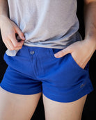 Women's Chino Shorts - Blue - Dixxon Flannel Co.