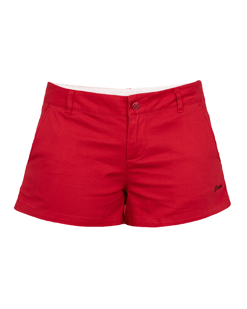 Women's Chino Shorts - Red - Dixxon Flannel Co.