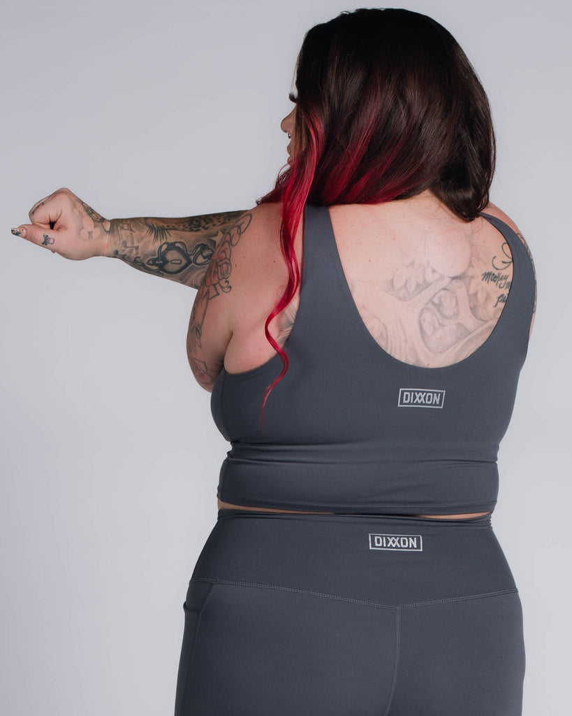 Women's Classic Crop Top - Charcoal Gray - Dixxon Flannel Co.