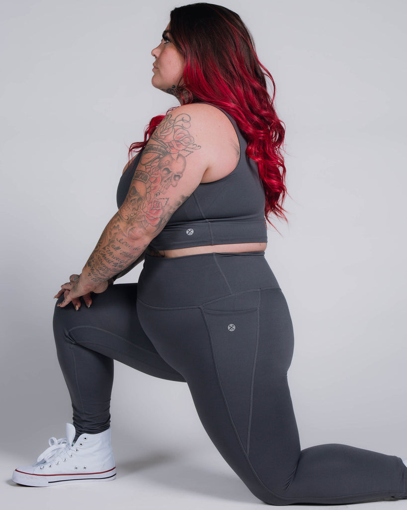 Women's Classic Leggings - Charcoal Gray - Dixxon Flannel Co.