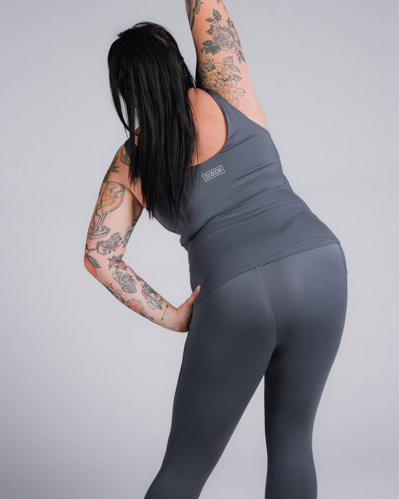 Women's Classic Leggings - Charcoal Gray - Dixxon Flannel Co.