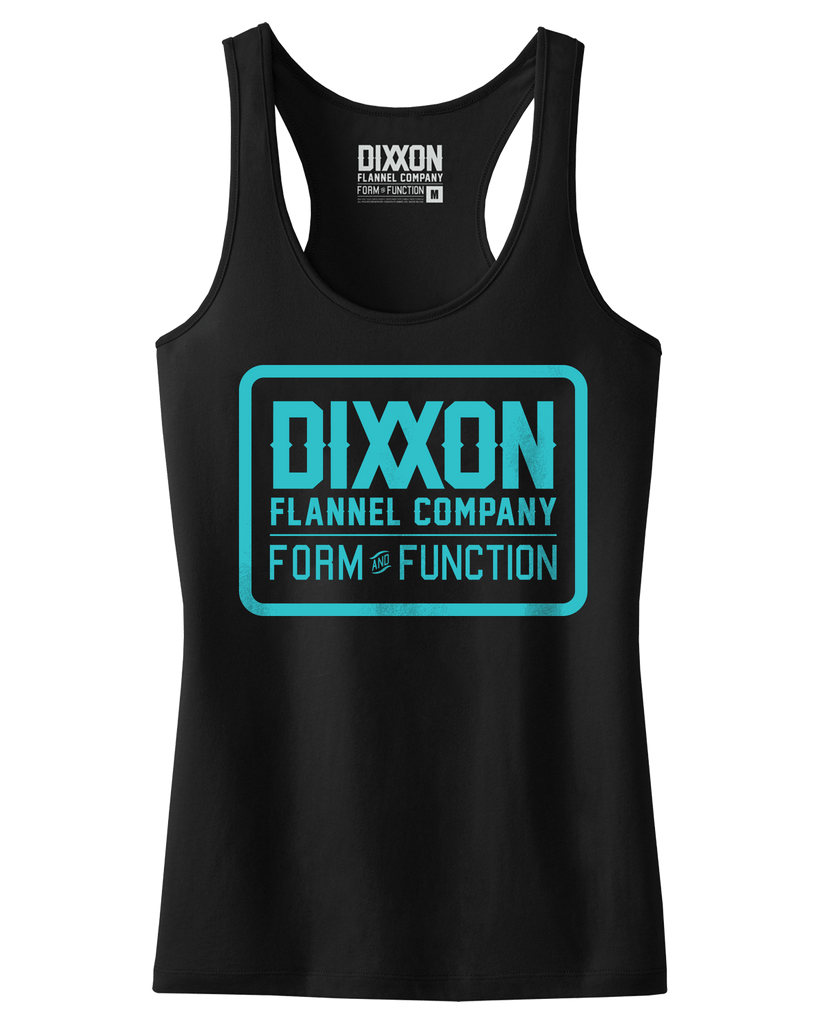 Women's Classic Tank - Black & Tiffany - Dixxon Flannel Co.