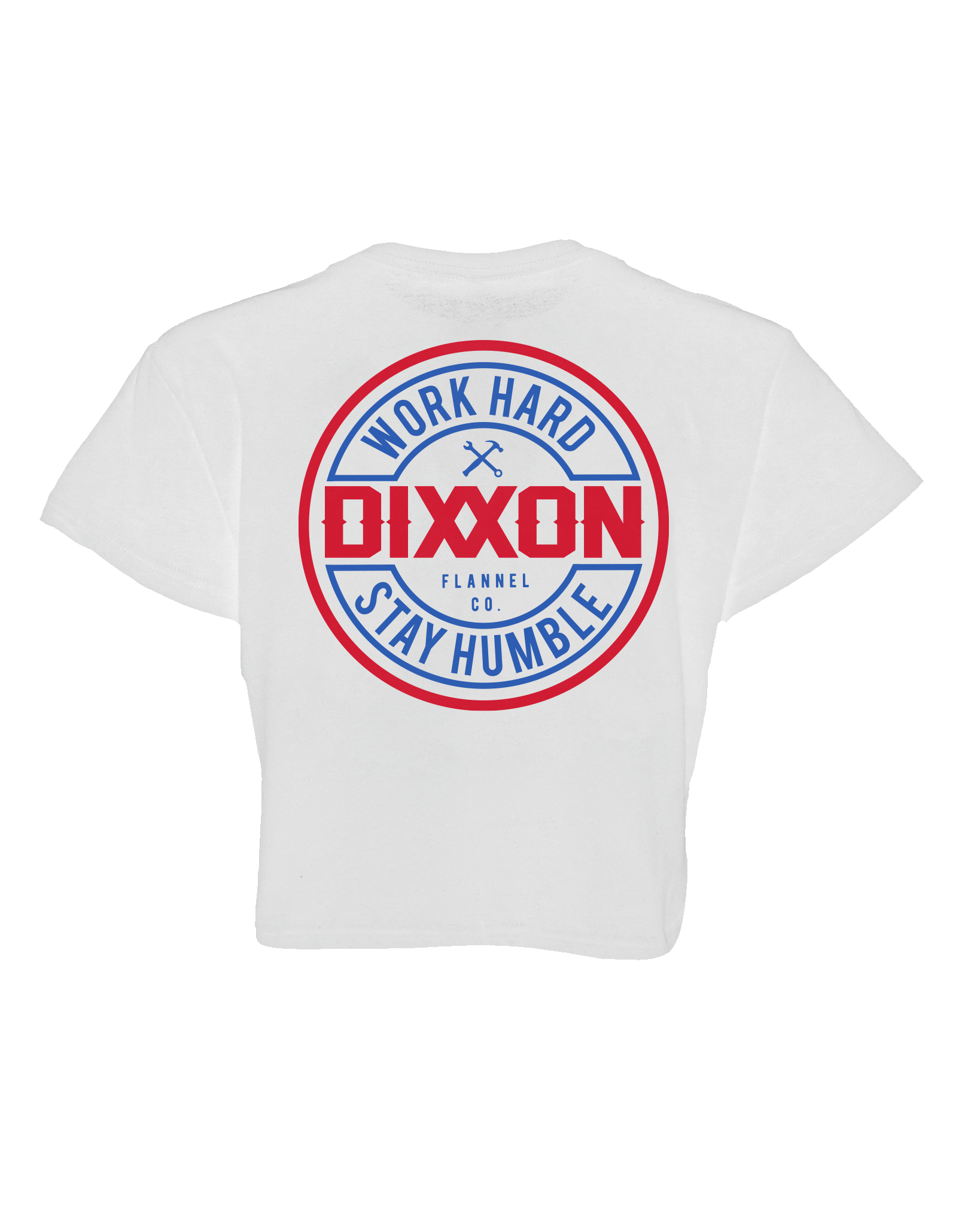 Women's Corpo Crop Top - Red, White, & Blue - Dixxon Flannel Co.