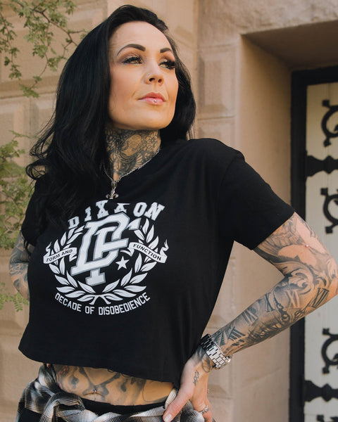 Dixxon Women's Decade of Disobedience Crop Top - Shop Now