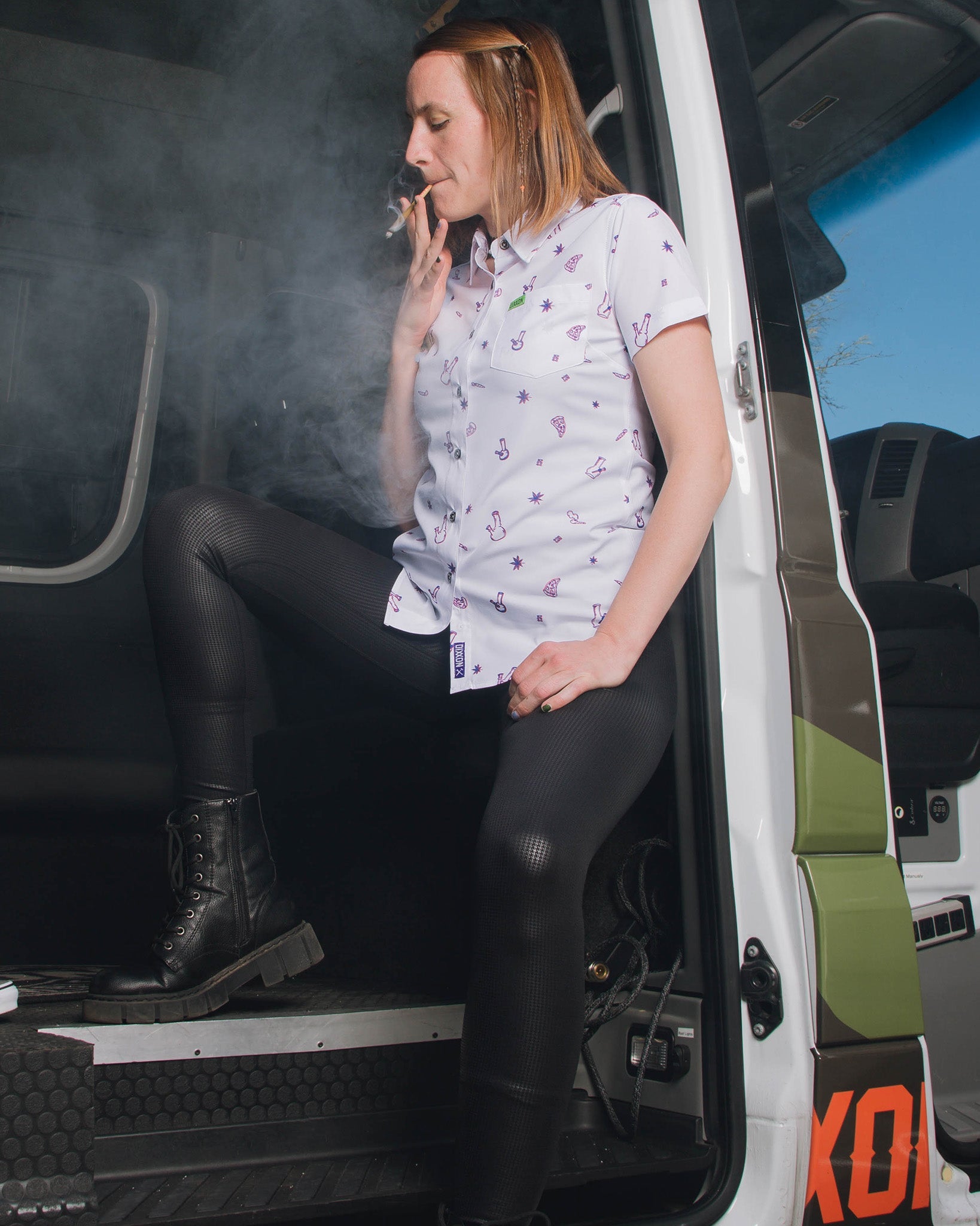 Women's Doodles Short Sleeve - Dixxon Flannel Co.