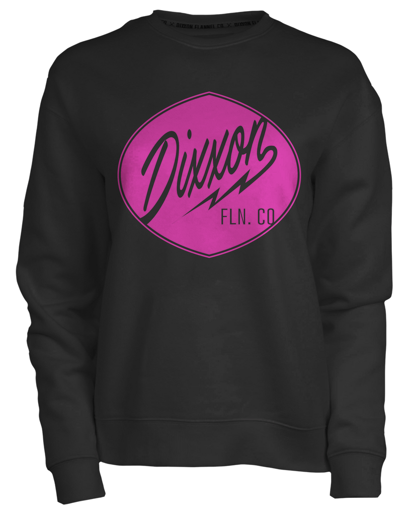 Women's Esso Crewneck Sweatshirt - Black - Dixxon Flannel Co.