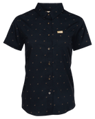 Women's Finney Short Sleeve - Black & Gold - Dixxon Flannel Co.