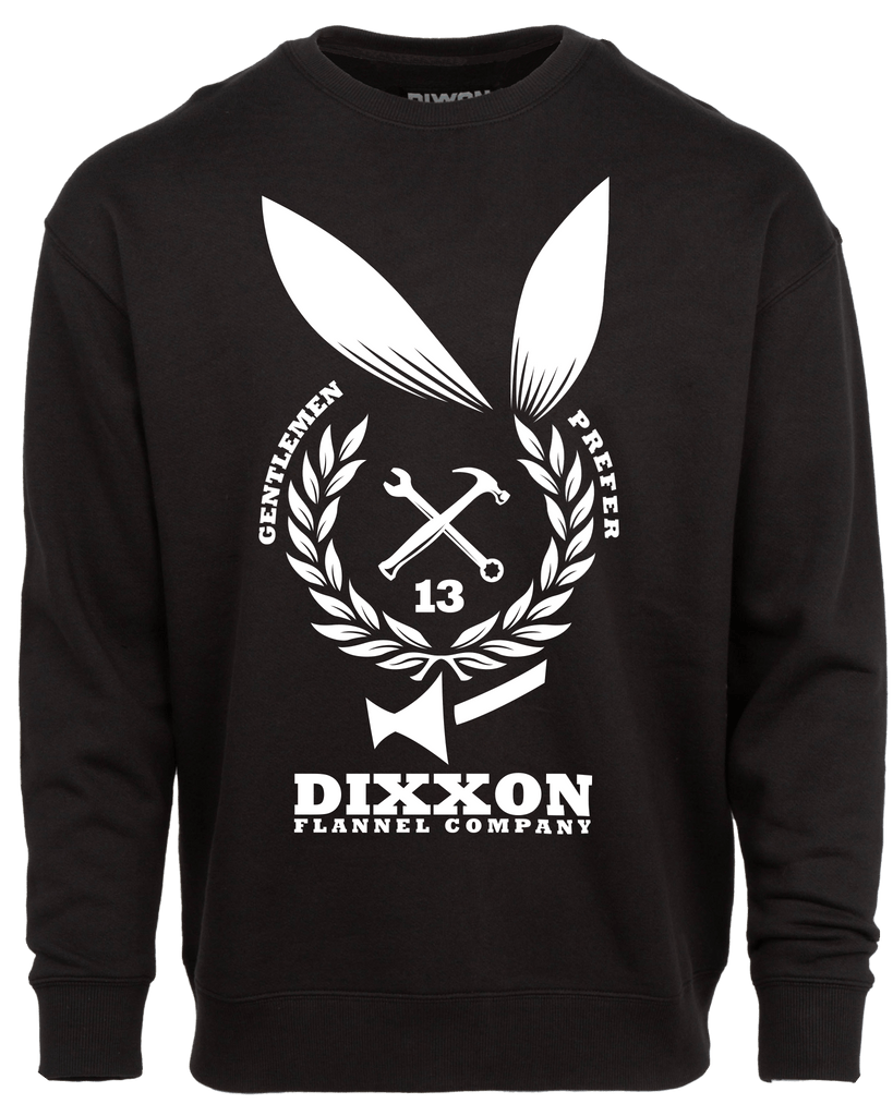 Women's Gent Crewneck Sweatshirt - Black - Dixxon Flannel Co.