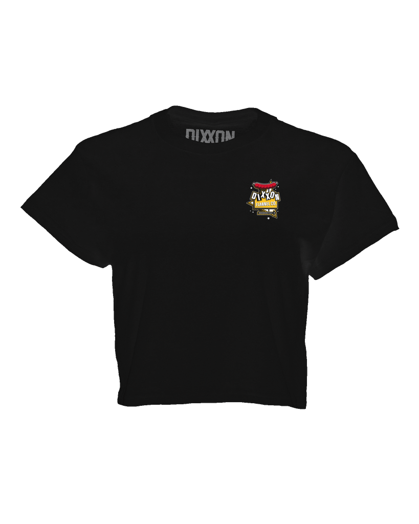 Women's Got Porked Crop Top - Black - Dixxon Flannel Co.