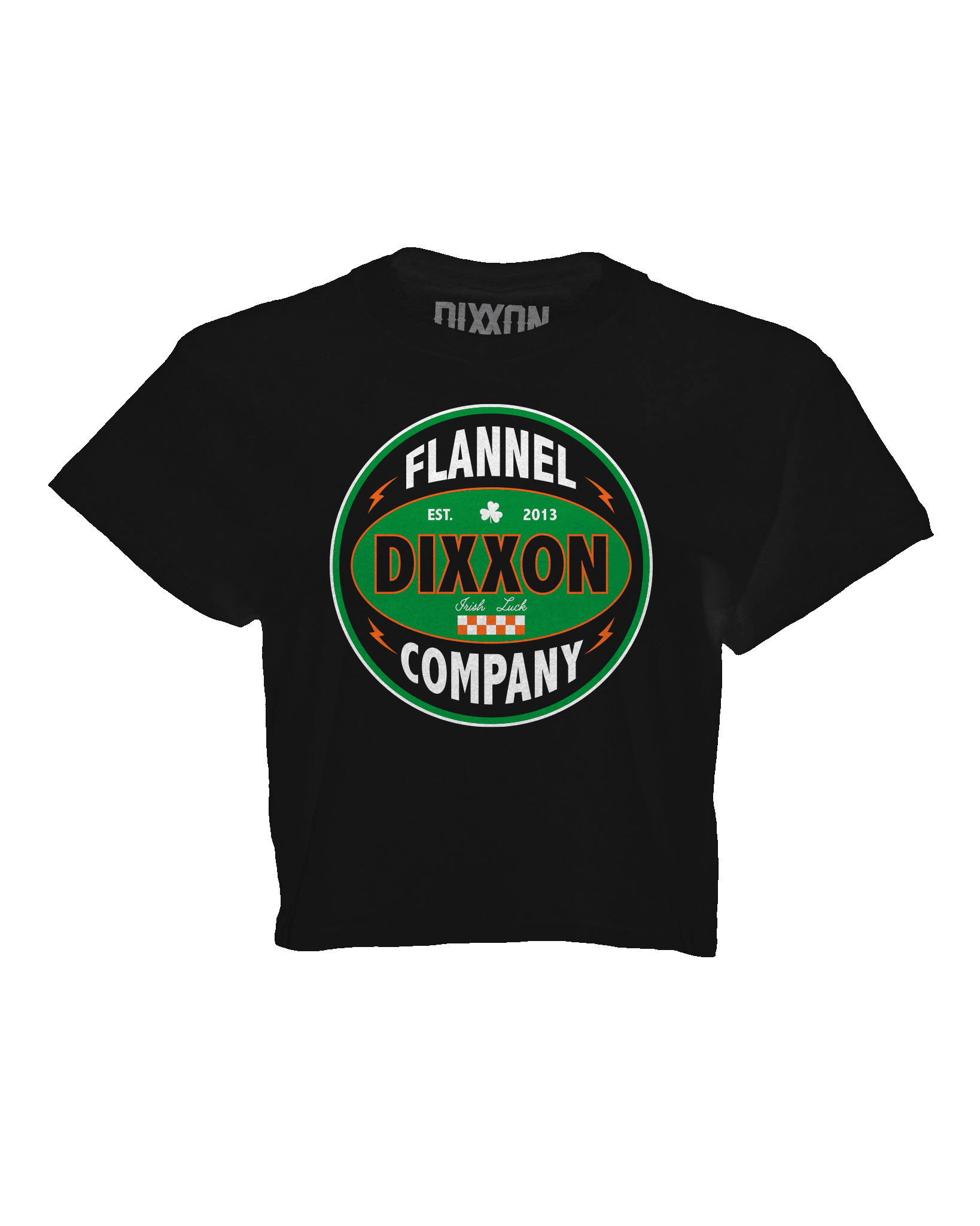 Women's Green Keystone Crop Top - Black - Dixxon Flannel Co.
